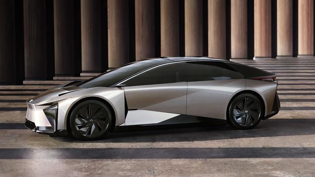 The Lexus LF-ZC concept car points to a battery-powered sedan of the future. Picture: Supplied.