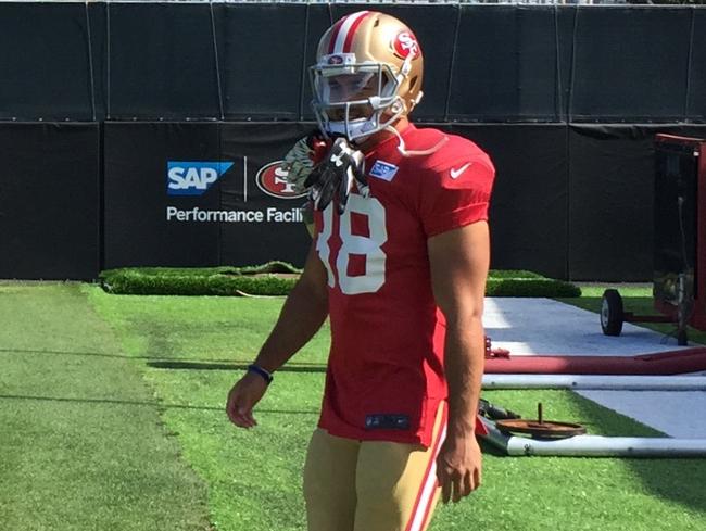 Jarryd Hayne embracing role on 49ers' practice squad