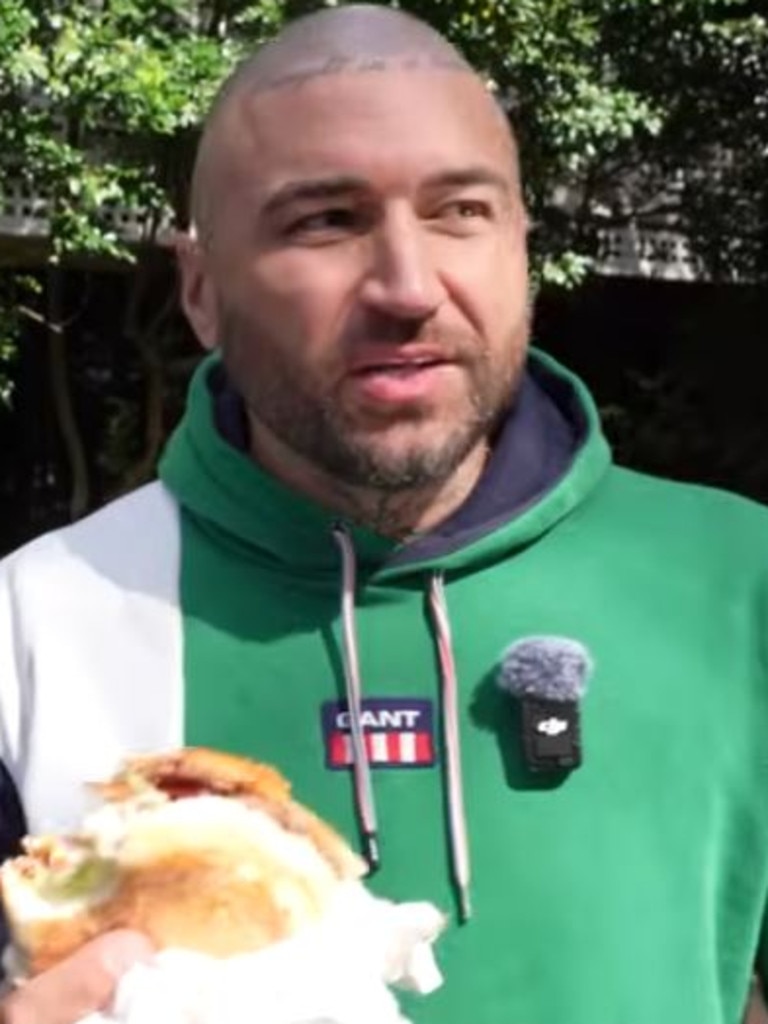 The YouTube sensation went around trying Sydney's best burgers. Picture: YouTube/Spanian