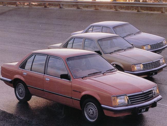 Consigned to history ... The 1978 Holden Commodore at the Lang Lang test track, Melbourne. Picture: Supplied.