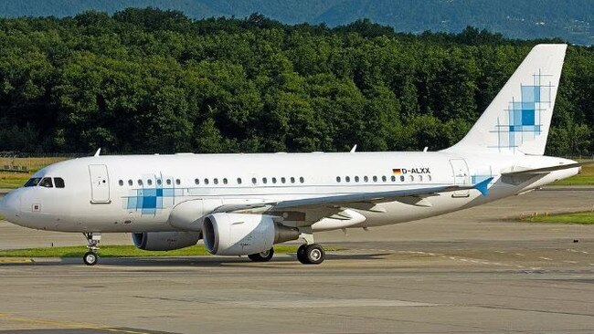 The Russian billionaire’s Airbus A319 private jet.