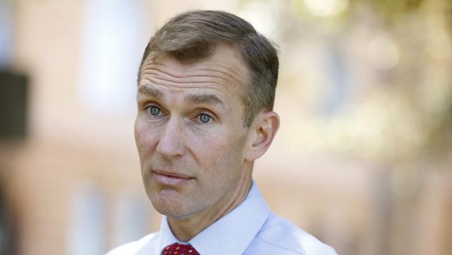 NSW Education Minister Rob Stokes said the government wanted to balance the “risks” and “rewards” of using smart phones in classrooms. Picture: Chris Pavlich