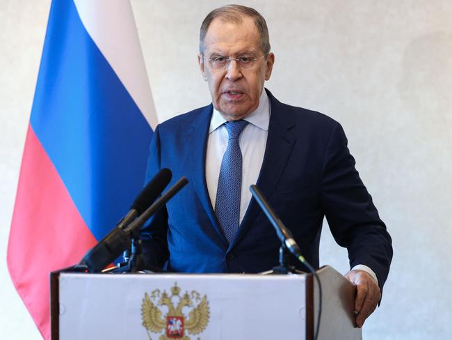 ‘It’s playing with fire, without a doubt,’ Foreign Minister Sergei Lavrov said.