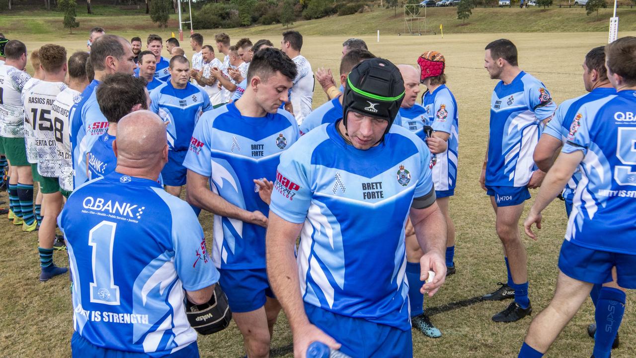 Brett Forte Super 10s Memorial Rugby Challenge. QPS vs The Army. Saturday, August 14, 2021. Picture: Nev Madsen.