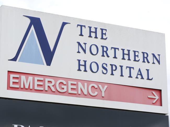 The Northern Hospital in Epping has apologised for the incident. Picture: Tim Carrafa