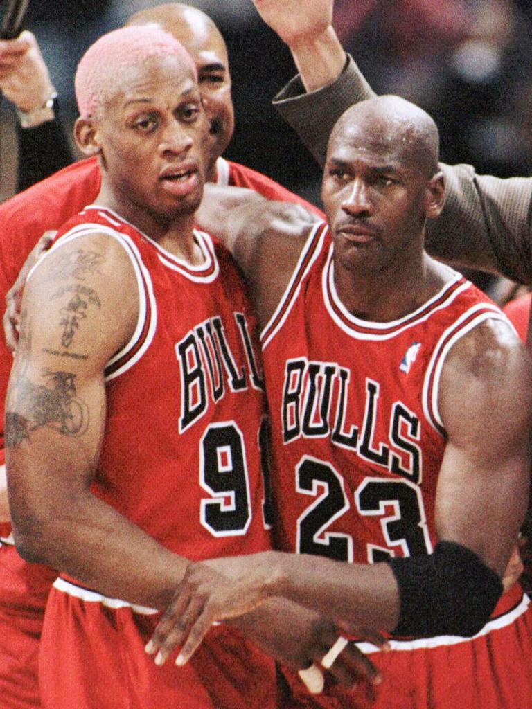 Rodman made history with Michael Jordan’s Bulls.