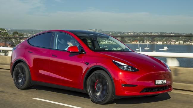 The Tesla Model Y is a runaway success. Picture: Mark Bean.