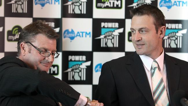 Matthew Primus is appointed the new head football coach for Port Adelaide, a move which would see Chris Scott end up at Geelong.