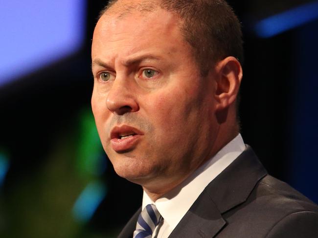 22/05/2019: Josh Frydenberg, Treasurer of Australia and Deputy Leader of the Liberal Party, speaking at the Annual Stockbrokers' conference in Sydney on Wednesday. Thanks, Hollie Adams/The Australian