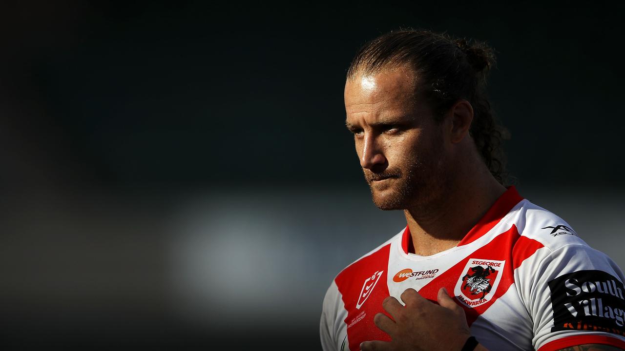 Korbin Sims makes his club debut at the Dragons. (Photo by Mark Kolbe/Getty Images)