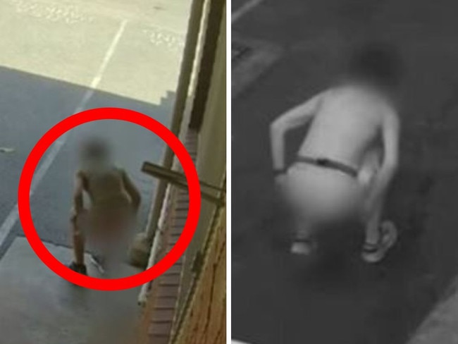 Poo jogger caught in the act four times. Picture: Nine