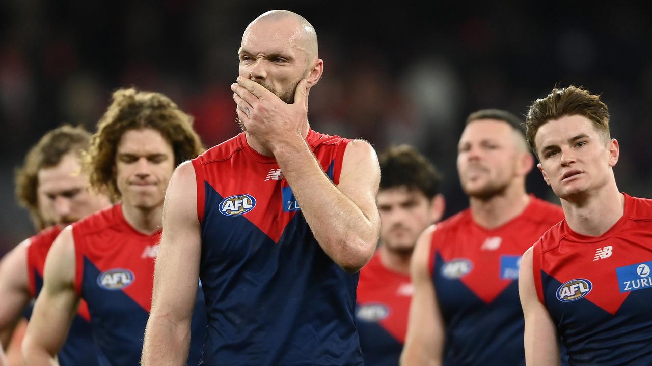 Max Gawn after Melbourne was eliminated from finals by Brisbane.