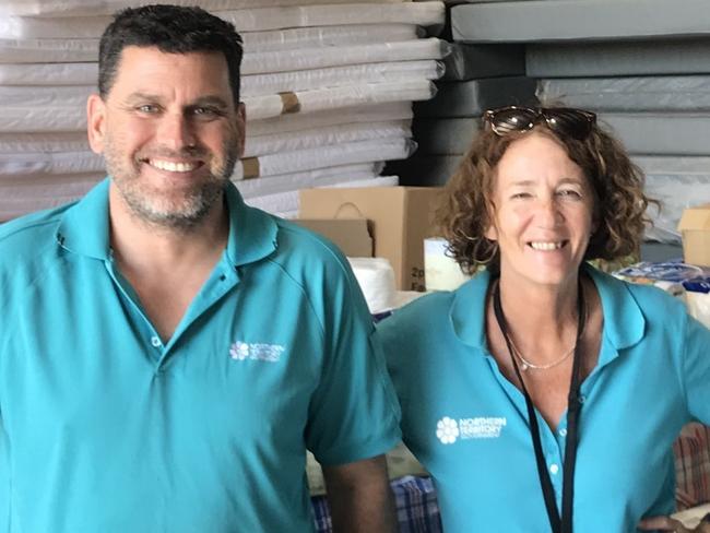 The Territory is restocking multiple 20-foot shipping containers with enough essential supplies for 2000 people in preparation for any upcoming natural disasters.