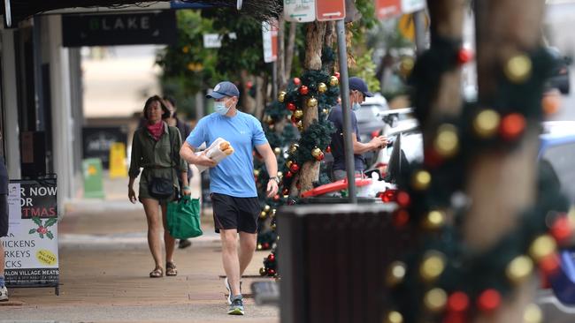 Avalon residents out shopping for supplies yesterday. Photo Jeremy Piper