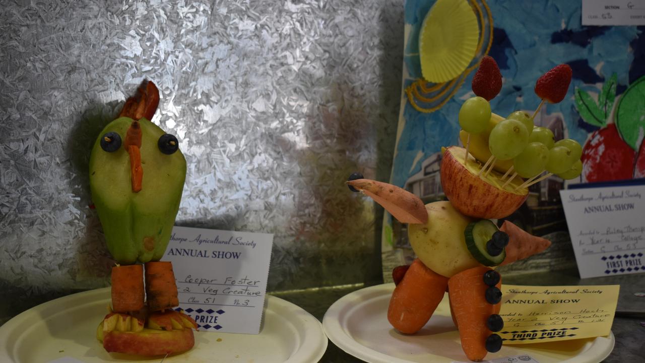 Quirky produce displays were a crowd favourite at the 2022 Stanthorpe Show.