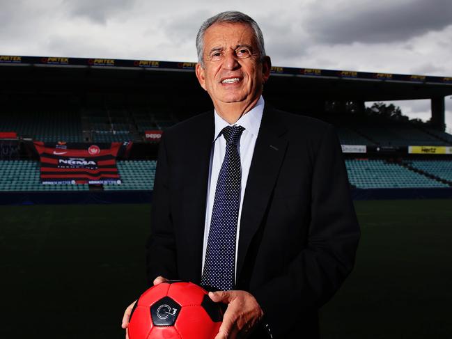 Wanderers chairman Paul Lederer,