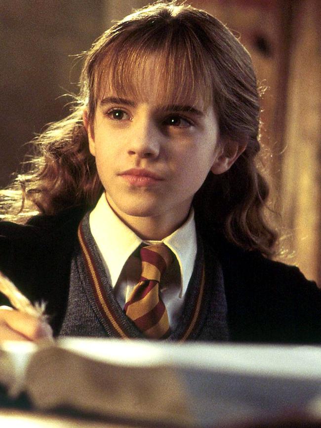 Emma Watson in 2002 film Harry Potter and the Chamber of Secrets.