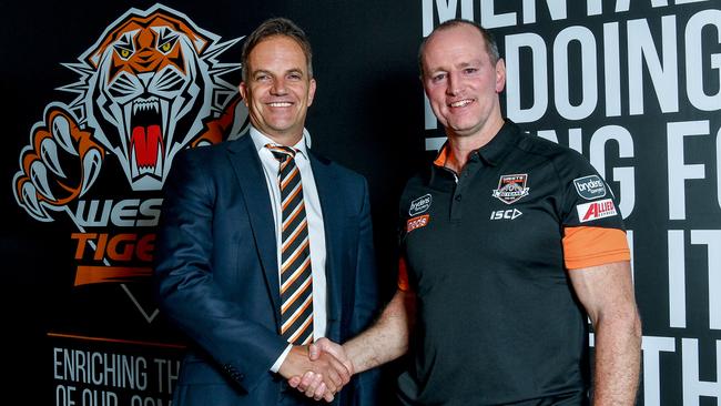 Wests Tigers' CEO Justin Pascoe will finally return to work this week. Image: AAP Image/Brendan Esposito