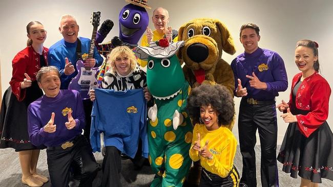 The Kid Laroi after performing with The Wiggles at Rod Laver Arena, Picture: Twitter