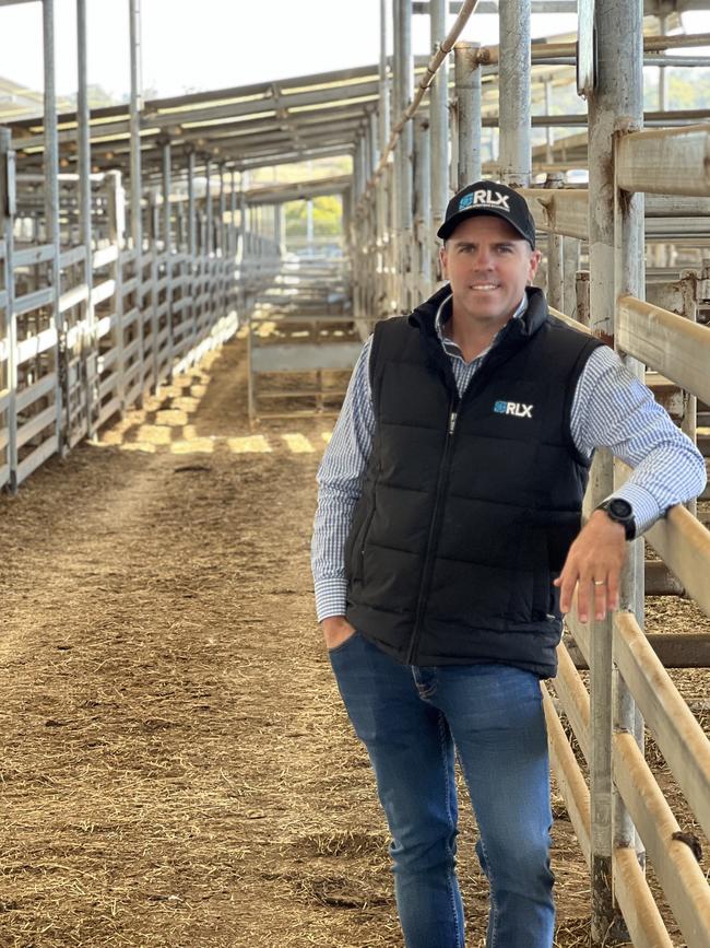 RLX CEO Brett Freer at the first sale day at Yass under new ownership.