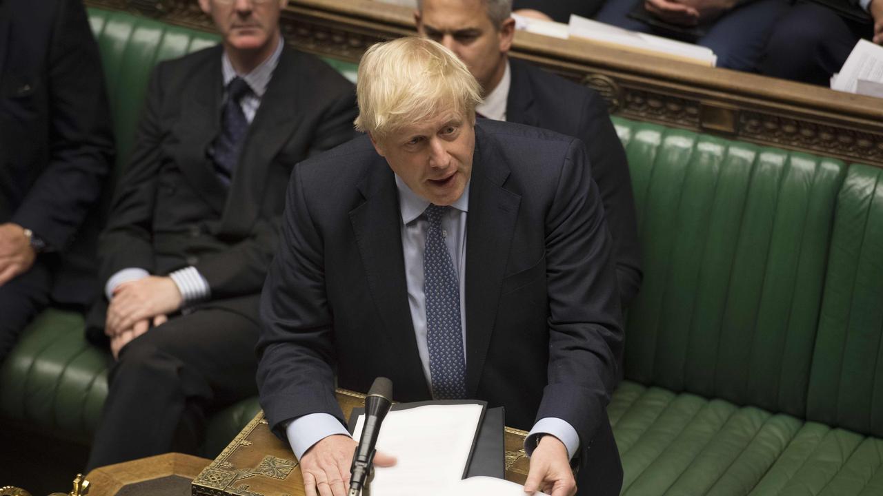 Prime Minister Boris Johnson had promised to take Britain out of the EU with or without a deal on October 31. Picture: Jessica Taylor/various sources/AFP