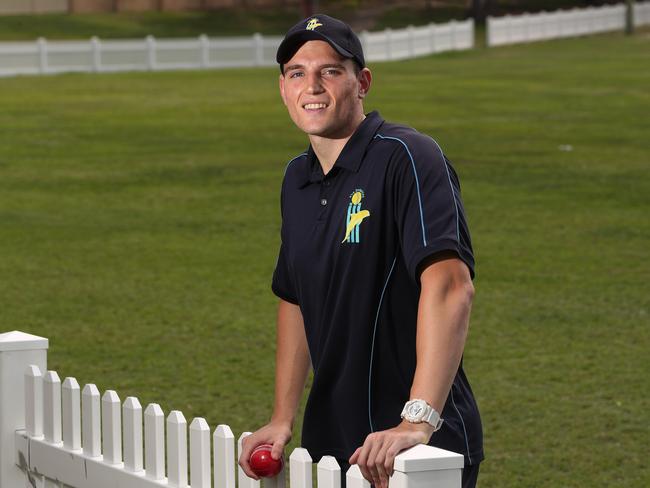 Gold Coast Dolphins fast bowler Nathan Lyons. Picture: Scott Fletcher