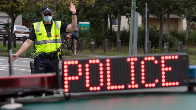 Police conduct a RBT operation. PICTURE: Brad Fleet.