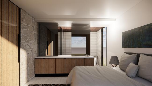 Andrew Cosi Costello has revealed plans to develop a luxury boutique accommodation offering at his Woodside sheep farm. Picture: Supplied