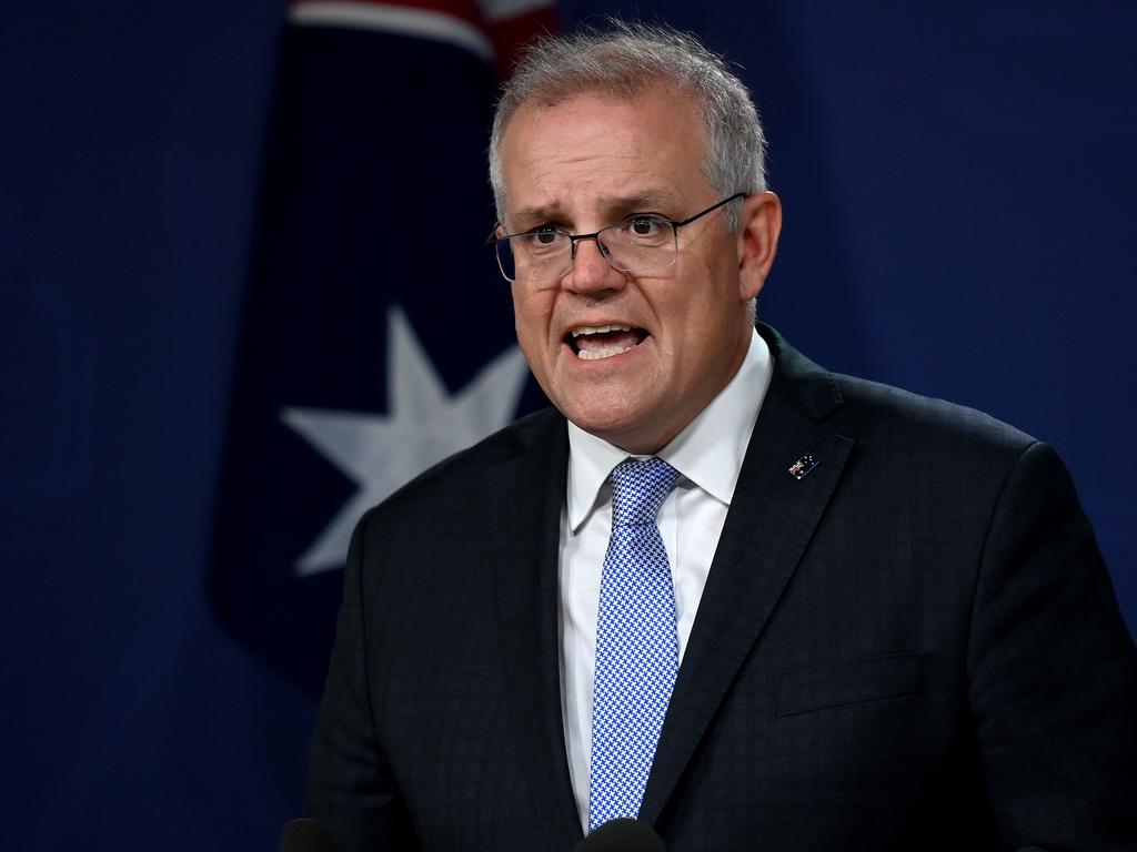 Prime Minister Scott Morrison confirmed the India travel ban would end on May 15. Picture: NCA NewsWire/Bianca De Marchi