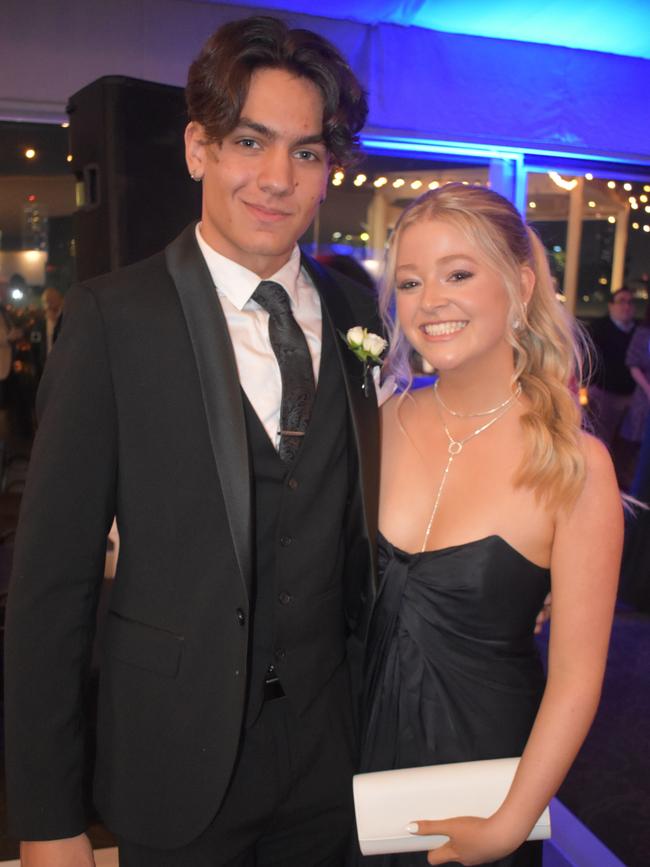 Rory Tolsher and Attila Bencsik at Queensland Academies Creative Industries formal.