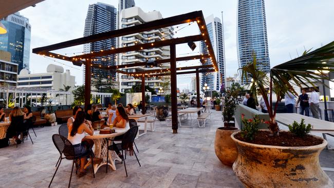 The Island rooftop bar in Surfers Paradise