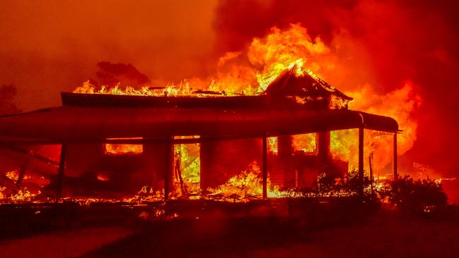 Family-run Tutti Fruitti cafe on Bells Line of Road, Bilpin, was among the Gospers Mountain fire losses on December 21, 2019. Picture: WWW.MATRIXNEWS.COM.AU