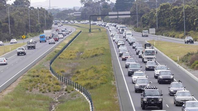 Police caught four 19-year-olds for alleged speeding within four hours on Peninsula Link on Sunday night and Monday morning. File picture.