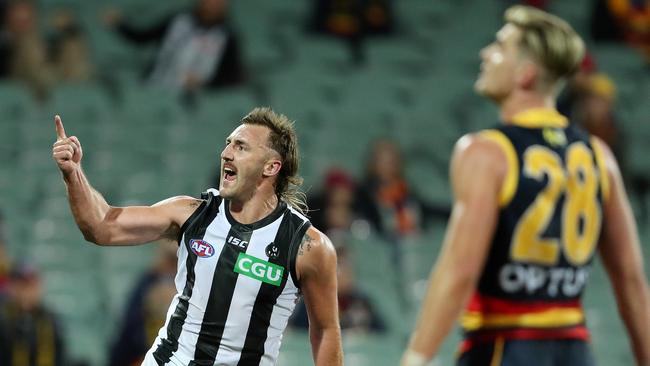 Nathan Buckley praised the resilience of Lynden Dunn and Tim Broomhead after their first games since 2018.