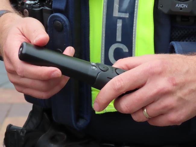 Wand used by Tasmania Police to detect knife crime.