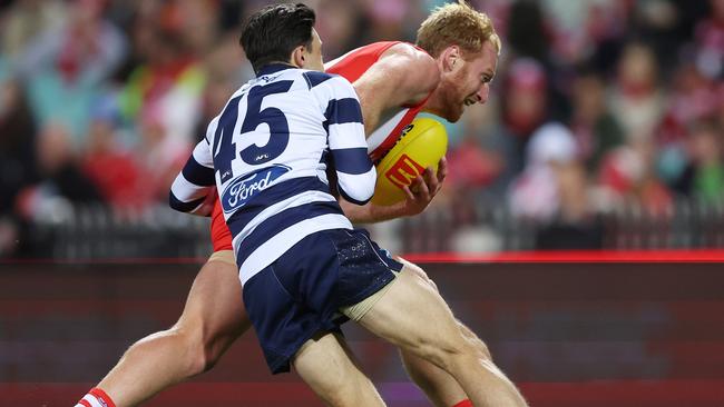 The AFL got it wrong in exonerating Cat Brad Close. (Photo by Mark Metcalfe/AFL Photos/via Getty Images)