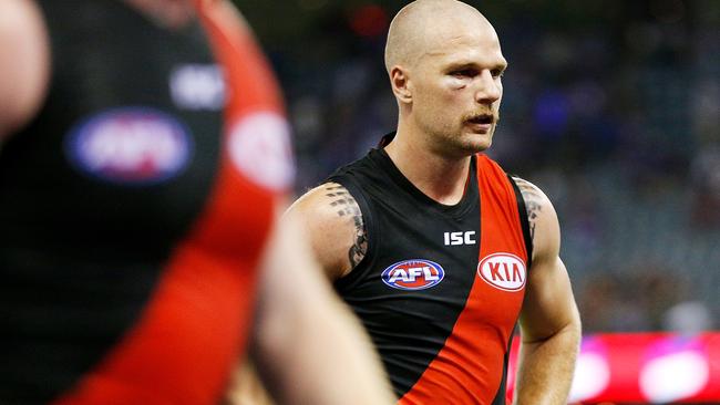 Jake Stringer and the Bombers were ordinary against the Bulldogs. Pic: Daniel Pockett/AFL Media/Getty Images