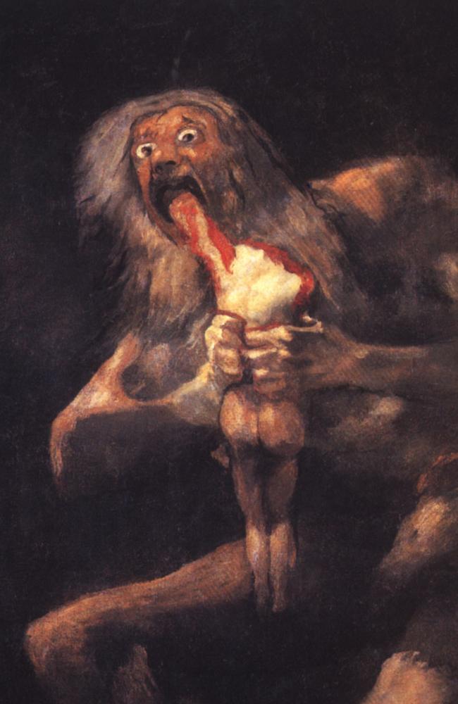 'Saturn Devouring His Son' by Francisco Goya.