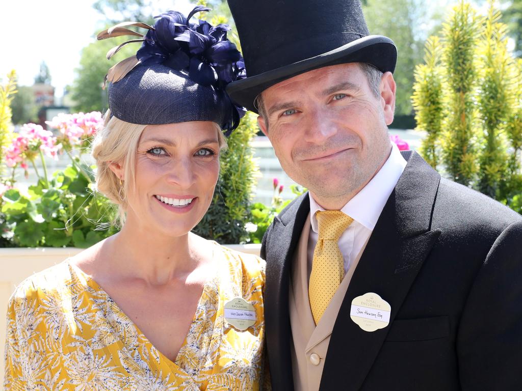 Sarah Hewson and Sam Hewson attend day five of Royal Ascot at Ascot Racecourse on June 22, 2019 in Ascot, England. Picture: Chris Jackson/Getty Images