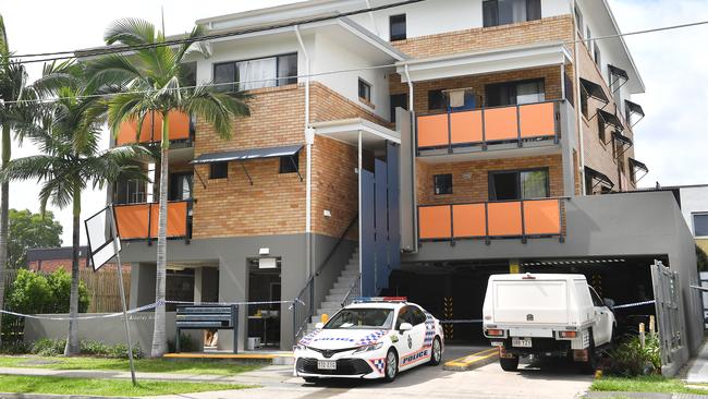 Police have confirmed the human remains found in a unit complex in Alderley in Brisbane’s north were female Picture: NCA NewsWire / John Gass