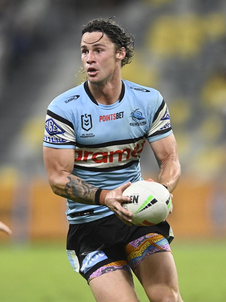 Nicho Hynes will be halfback for the Sharks. Picture: Getty Images