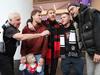 Braithwaite shares mic with AFL stars, stops traffic