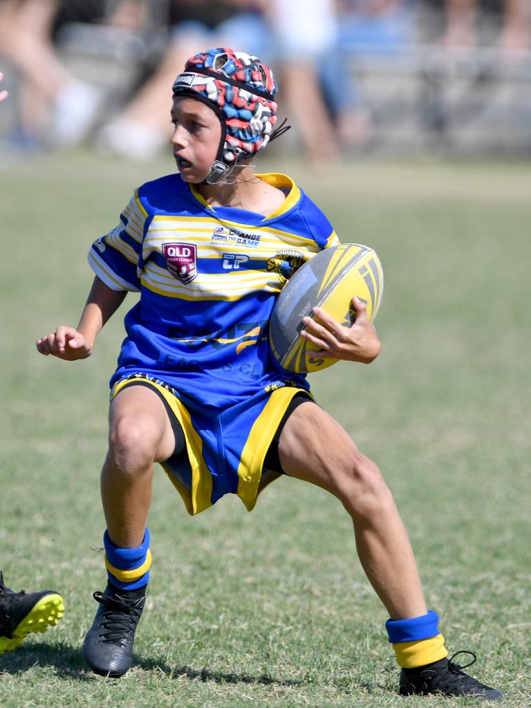 Day two of 2021 Laurie Spina Shield at Brothers. Mackay Souths Ethan Bone. Picture: Evan Morgan