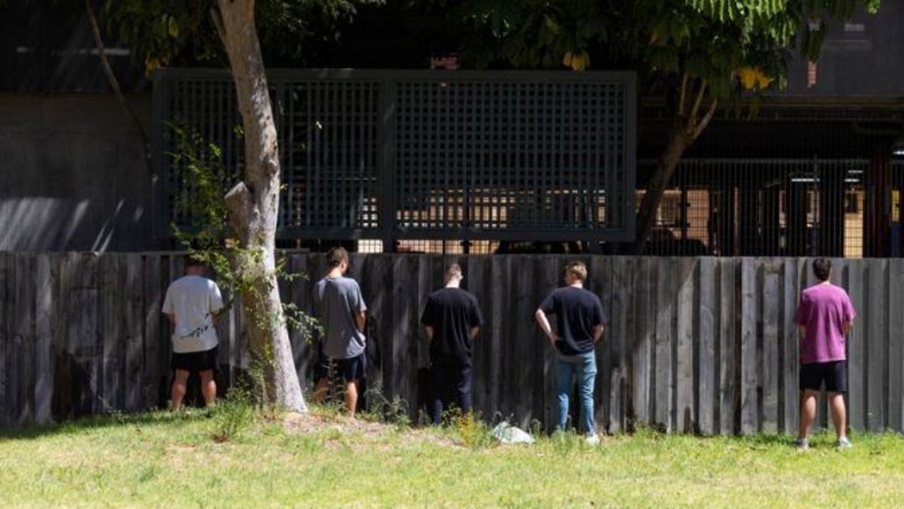 The fence got a re-coat. Credit: Matt Jelonek/The West Australian