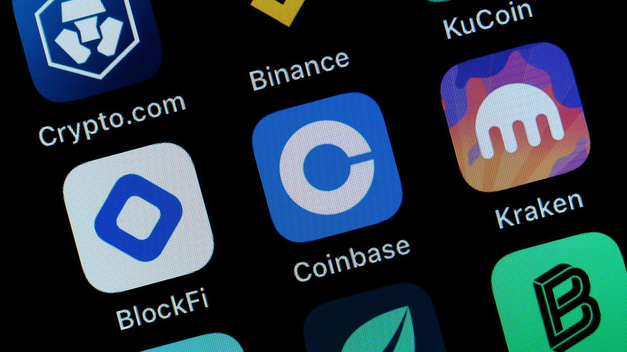 Victims would often be tricked into downloading clones of legitimate crypto trading apps, investing until they are locked out of their accounts by scammers. Picture: Silas Stein/Picture alliance via Getty Images