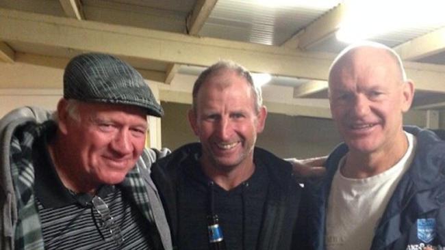 Parramatta old boys (L-R): Bob O'Reilly, Peter Ford and Peter Wynn.