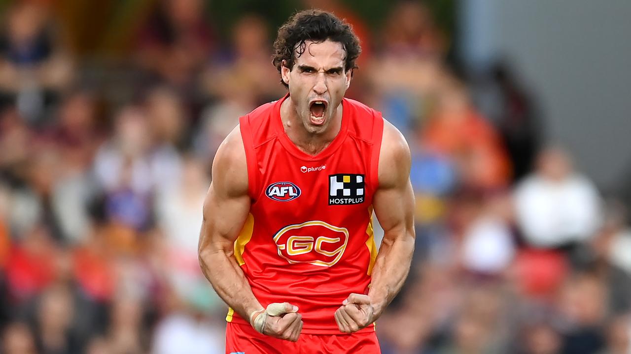 Gold Coast forward Ben King has signed a two-year deal to remain at the club. Picture: Albert Perez / Getty Images