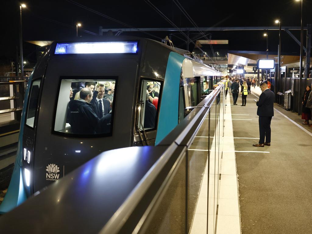 Sydney’s Metro has had only 15 safety incidents since March 2023. Picture: Richard Dobson