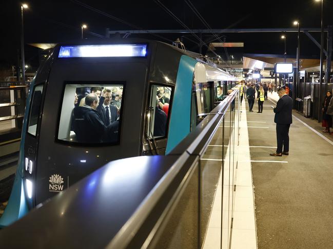 Sydney’s Metro has had only 15 safety incidents since March 2023. Picture: Richard Dobson