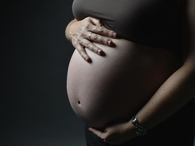 Pregnancy stock in Sydney, Tuesday, March 26, 2013. (AAP Image/Tracey Nearmy) NO ARCHIVING